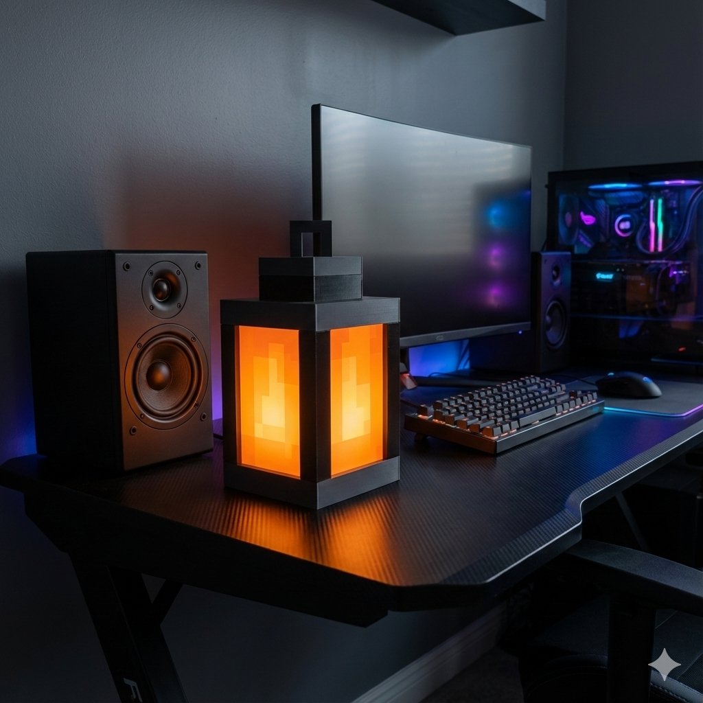 Lampă decorativă pixelată