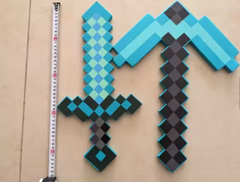 Diamond Pickaxe & Sword