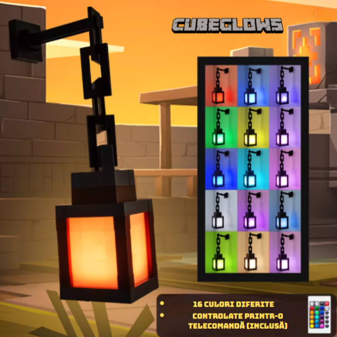 Lampă decorativă pixelată