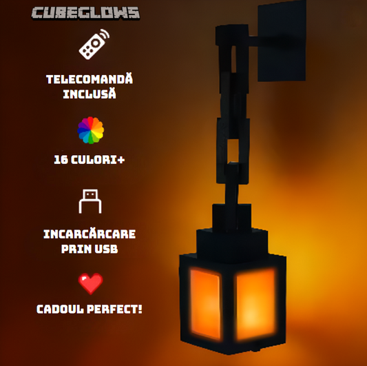 Lampă decorativă pixelată