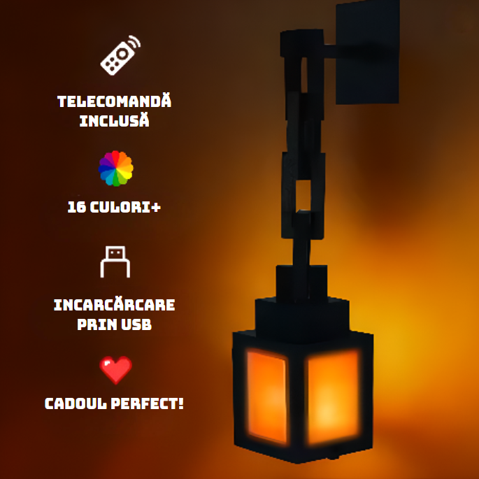 Lampă decorativă pixelată